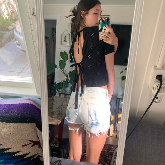 ZARA CROCHET FLORAL TOP - Picture 6 of 6